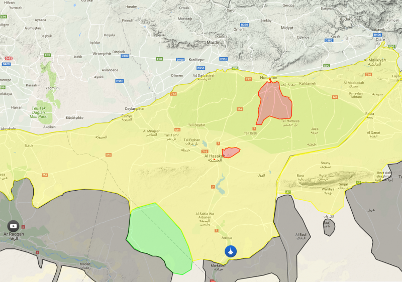 syria map , derbashia