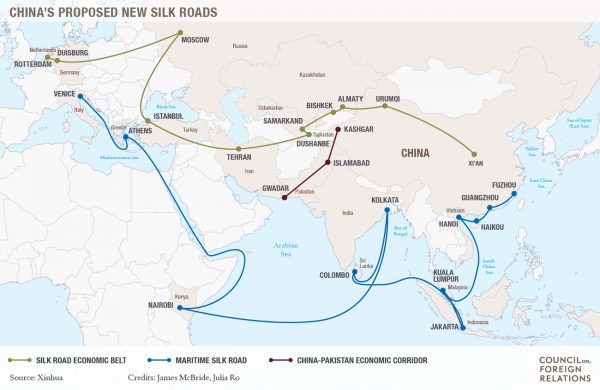 China pledges $124 bln for new Silk Road, says open to everyone
