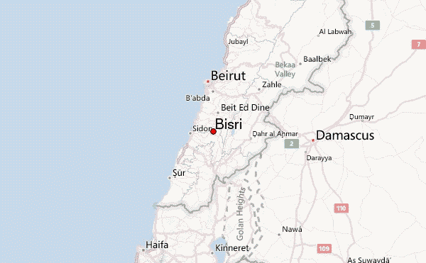 Bisri Valley MAP, LEBANON
