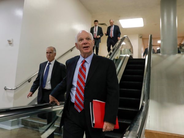 Senator Benjamin L. Cardin, Democrat of Maryland, praised a House bill that would impose new sanctions on Russia, Iran and North Korea. Credit J. Scott Applewhite/Associated Press 