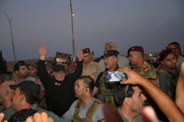 Iraqi Prime Minister Haider al-Abadi is pictured in Mosul, Iraq July 9, 2017. REUTERS/Stringer
