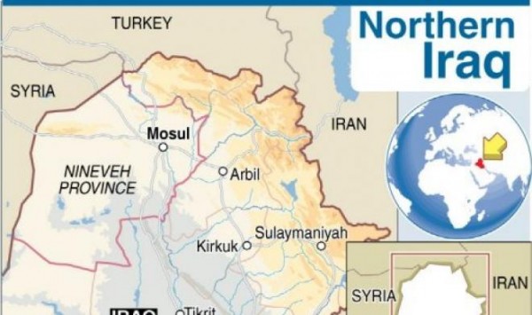 Iraqi Christians Wary Of Return As Mosul Battle Nears End Ya Libnan   Nineveh Iraq Map 