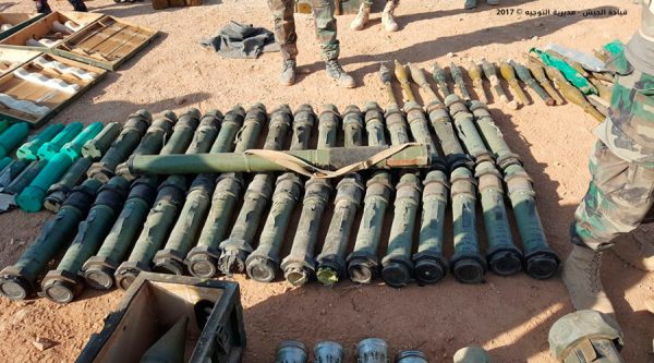 isis arms seized by Lebanon army