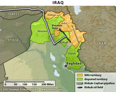 Kurdistan oil pipeline