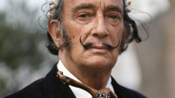 Dali's mustache intact after 28 years in a tomb 