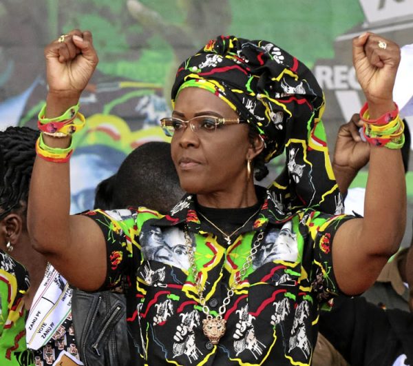 President Robert Mugabe and his wife Grace attend a rally of his ruling ZANU (PF) in Chinhoyi, Zimbabwe, July 29, 2017. REUTERS/Philimon Bulawayo 