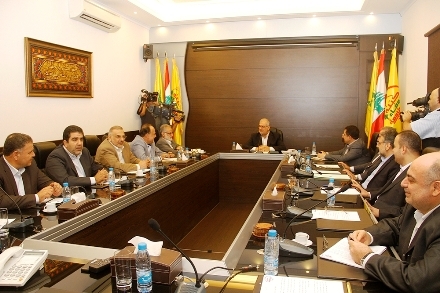 Hezbollah's parliamentary bloc meeting 