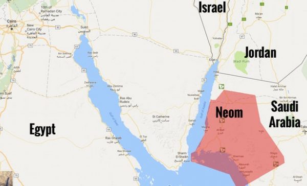 Neom mega city represents a radical shift in thinking. This giant city will be built to straddle the borders of Saudi Arabia, Jordan and Egypt, with a total area around 10,000-square-mile on the East side of the Gulf of Aqaba.