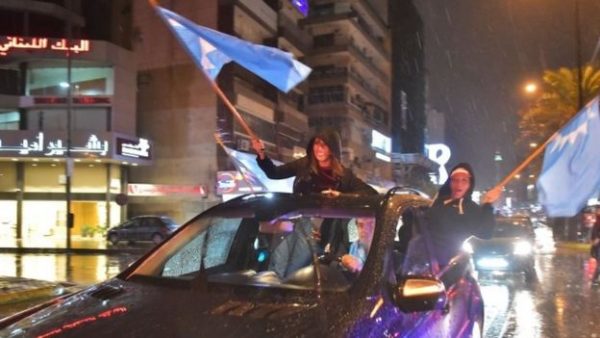 News of Mr Hariri's return was celebrated by his supporters in Beirut