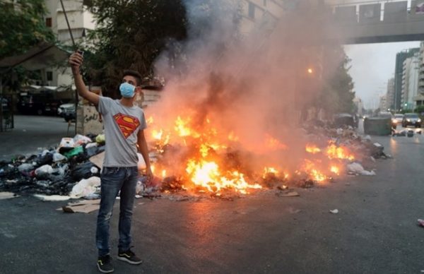 LEBANON garbage burning