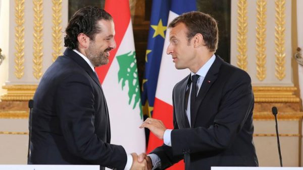 macron hariri