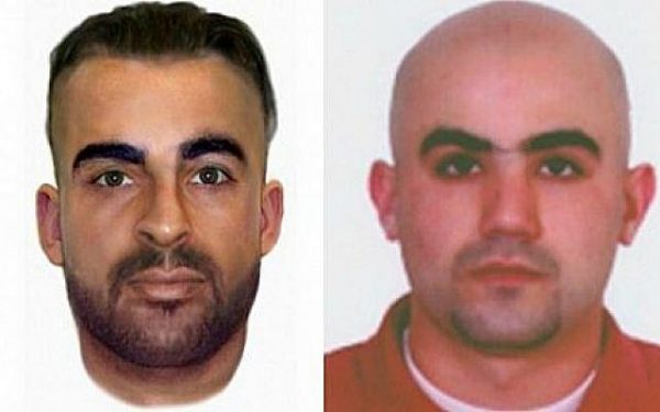These head-shots provided by the Bulgarian Interior Ministry shows Canadian citizen Hassan El Hajj Hassan, right, and Australian citizen Meliad Farah, also known as Hussein Hussein, left, both suspected of being involved in the July 2012 Burgas bombing. (photo credit: courtesy Bulgarian Interior Ministry)