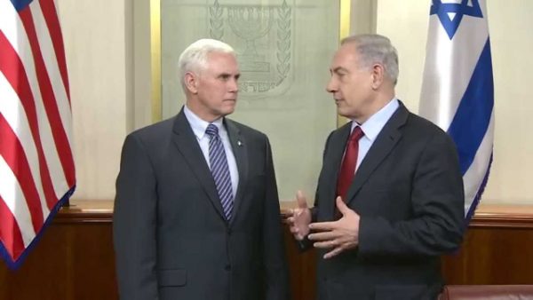 pence netanyahu