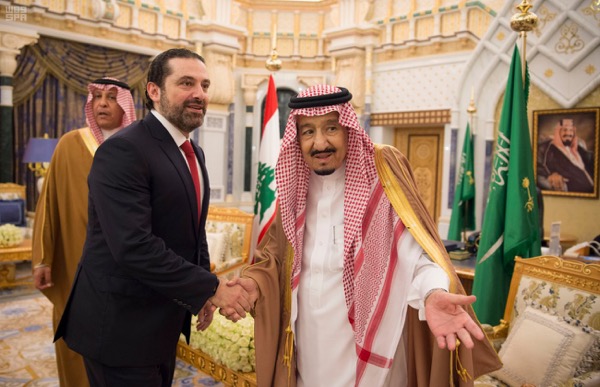Saudi Arabia's King Salman met with  Lebanese PM Saad al-Hariri in Riyadh  ,Dalati Nohra