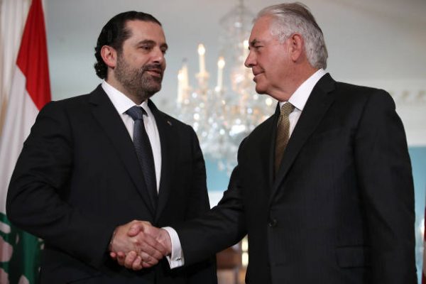 Tillerson Hariri