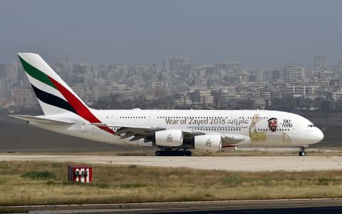 Uae Ambassador Calls Emirates Airbus A380 Flight To Lebanon A