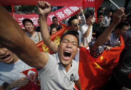 labour protests in China . Iit is against the law to go on strike in China
