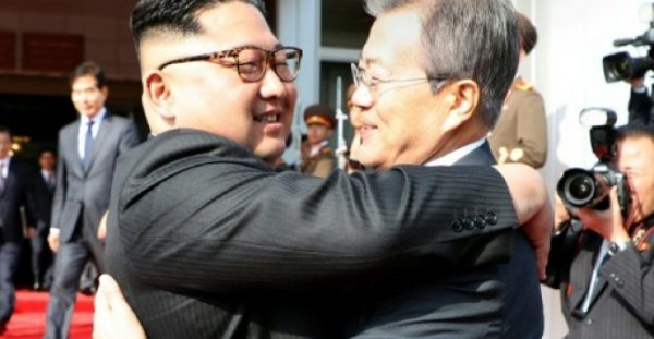 North Korean leader Kim Jong Un and President Moon Jae-in met in the border truce village where they held their first summit last month