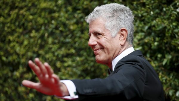 Chef Anthony Bourdain poses at the 2015 Creative Arts Emmy Awards in Los Angeles, California September 12, 2015. REUTERS/Danny Moloshok - GF10000203717