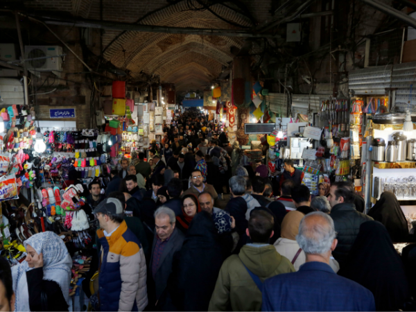 Protesters swarm Tehran's Grand Bazaar