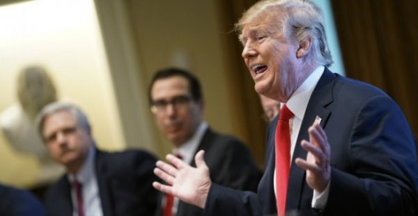  US President Donald Trump speaks on immigration during a meeting with members of Congress at the White House on June 20, 2018 in Washington, DC.