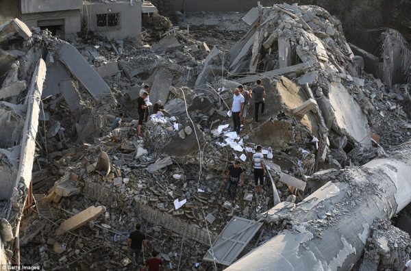 destruction gaza