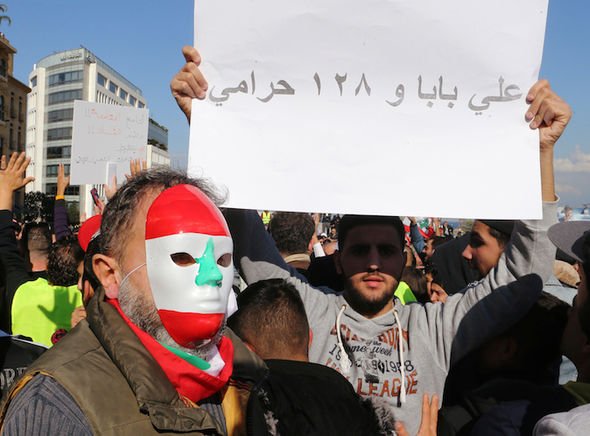 Lebanon protests: Yellow Vest protests spread as Lebanese citizens demand better living standards (Image: REUTERS)