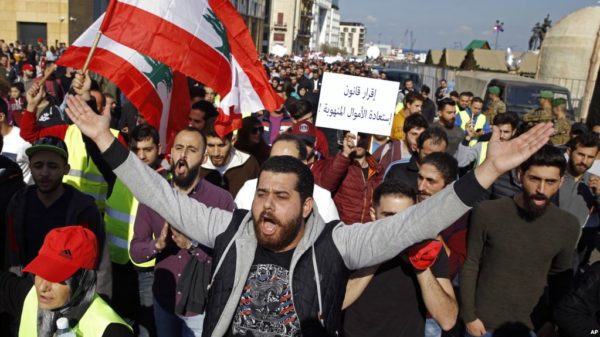 Lebanon protests: Yellow Vest protests spread as Lebanese citizens demand better living standards (Image: REUTERS)