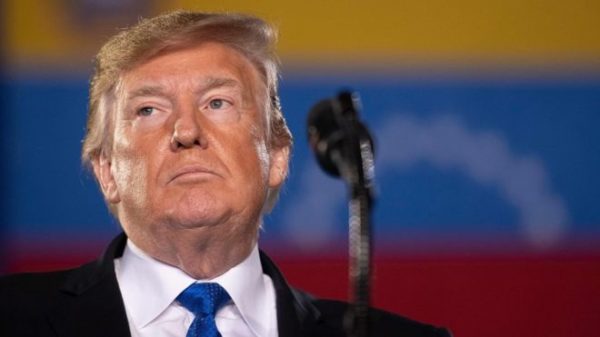 President Donald Trump warned members of Venezuela’s military who remain loyal to socialist President Nicolas Maduro that they are risking their future and their lives and urged them to allow humanitarian aid into the country.