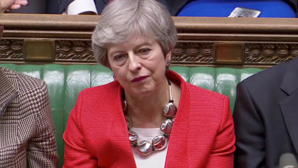 Theresa May’s Brexit deal suffers second crushing defeat in UK Parliament