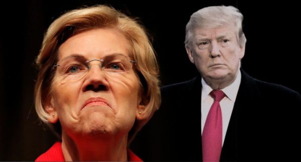 Sen. Elizabeth Warren, D-Mass. (L) , became the first major 2020 Democratic candidate to call for President Trump’s impeachment 