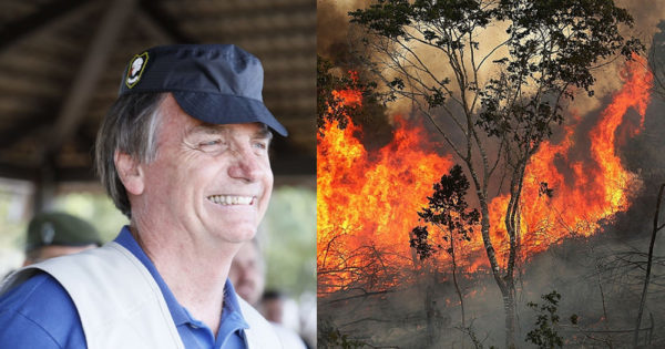Brazil president Jair Bolsonaro blames NGOs for setting Amazon on fire