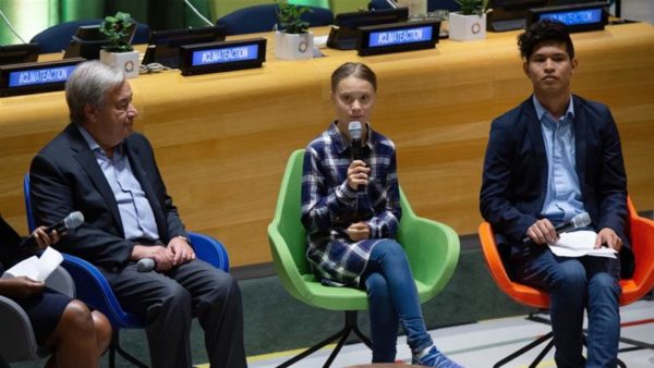 Youth leaders at UN demand bold climate change action