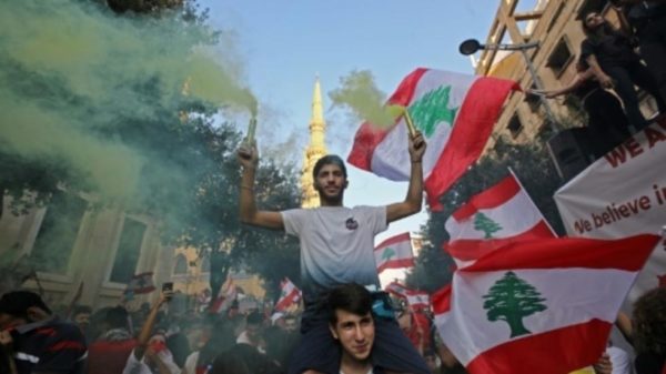 MASS PROTEST LEBANON 5TH DAY