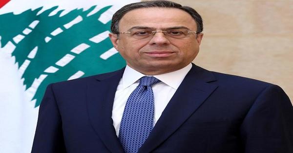 Lebanon minister of economy Mansour Btaish