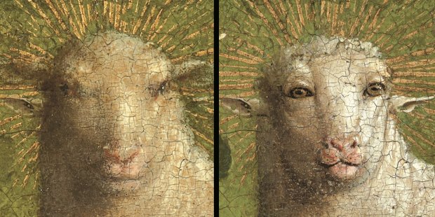 restored 15th-century lamb leaves art lovers  speechless