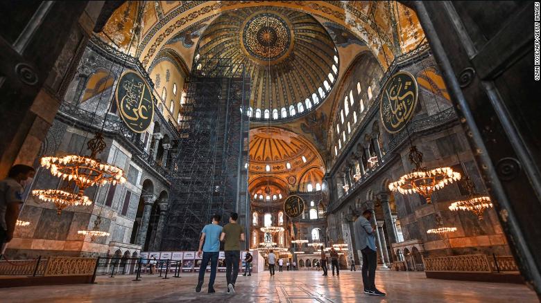 Turkey’s Erdogan criticized for   ordering the conversion of a former church into a mosque