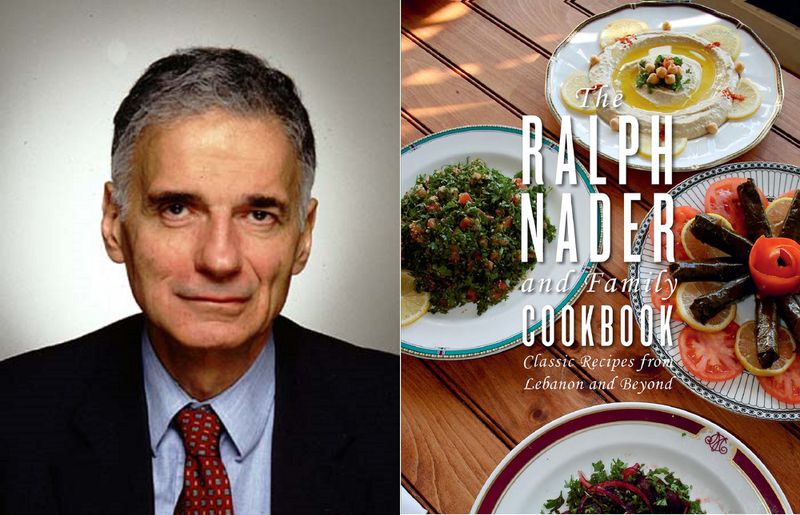 Ralph Nader publishes Lebanese cookbook in honor of his mother