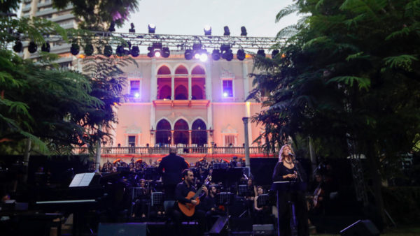 Lebanon hosts concert for Beirut blast victims at ravaged palace