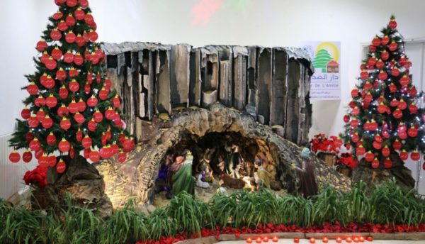 Christmas memorial in Zahle to honor the martys of Beirut  port blast