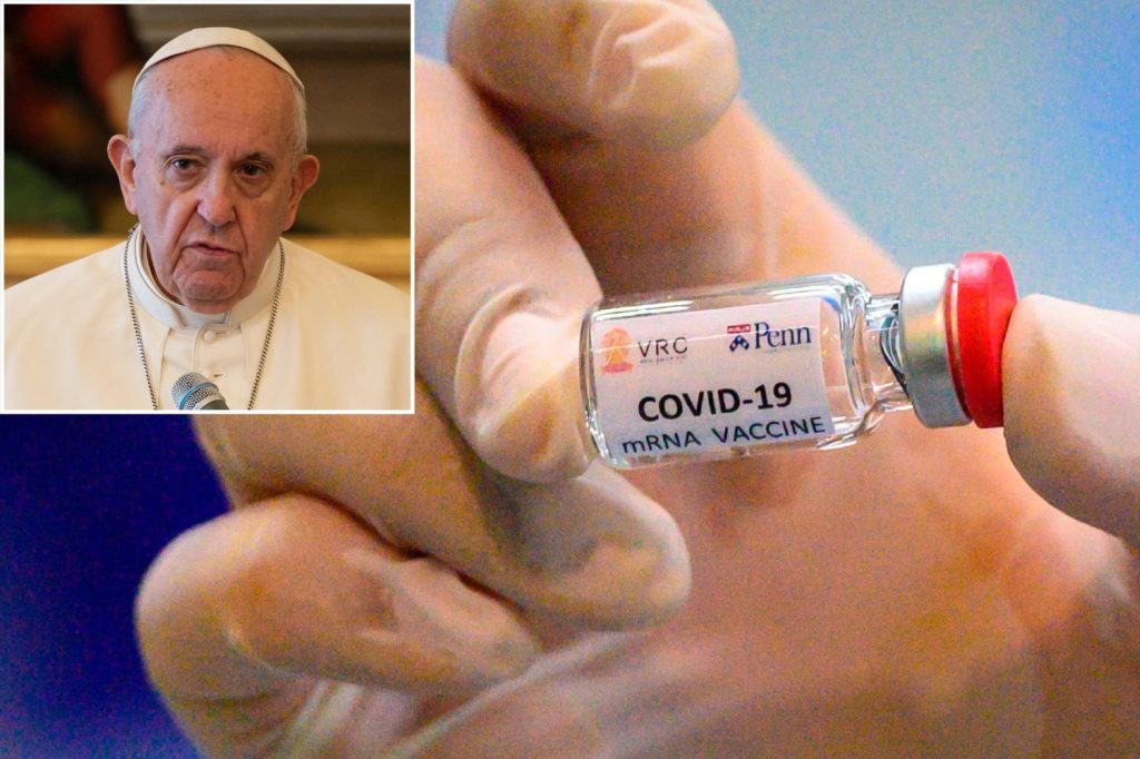 Pope Francis calls opposition to COVID-19 vaccine ...