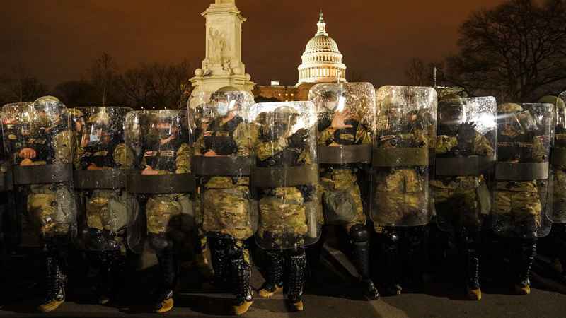 martial law trump riots