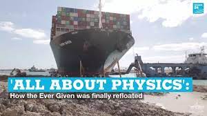 ‘All about physics’: How the Ever Given was finally refloated, video