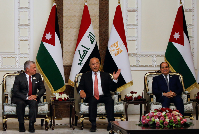 Egypt, Jordan and Iraq leaders meet at Baghdad summit