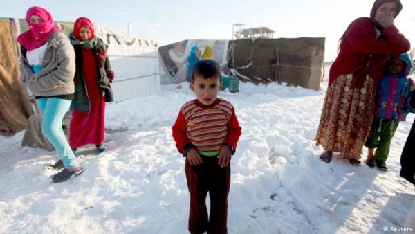 3 children killed as temperatures plummet in Syria, Lebanon and Jordan
