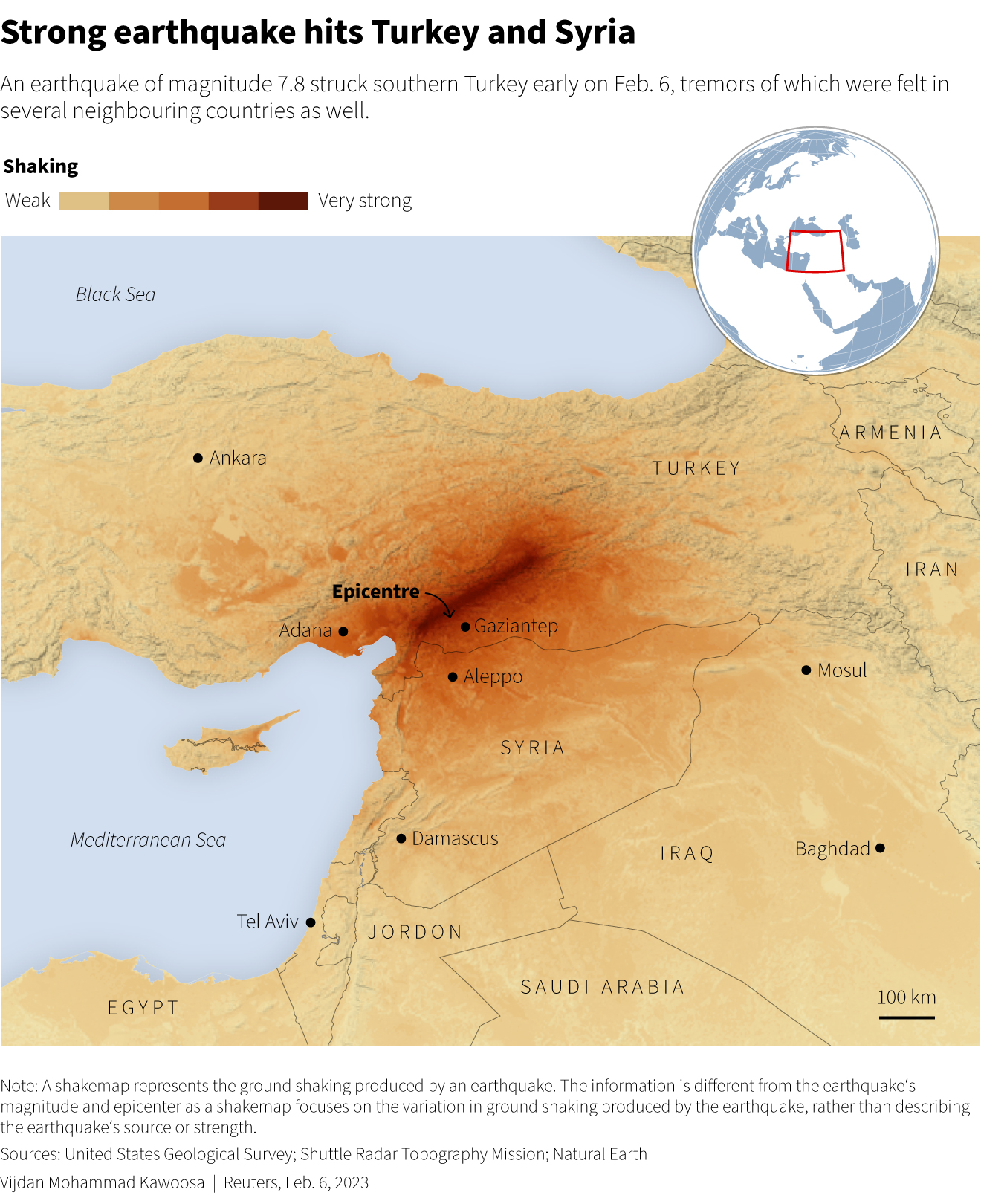 Huge 7.8 earthquake rocks Turkey and Syria, kills 2400, felt in Lebanon, updates