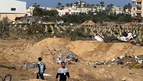 CNN witnessed first-hand results of Israel’s bulldozing of graveyards in Gaza