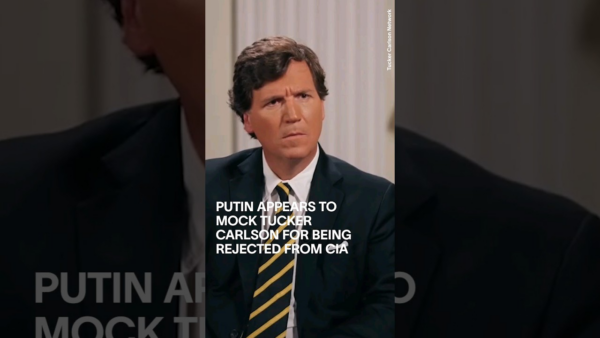 Putin mocks Tucker Carlson  for trying  and  failing  to join CIA