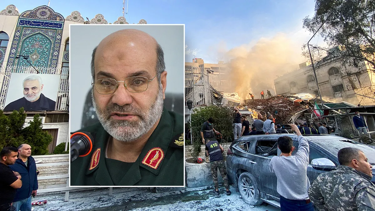 Israeli airstrike kills top Iranian General  and flattens Iran’s consulate in Damascus