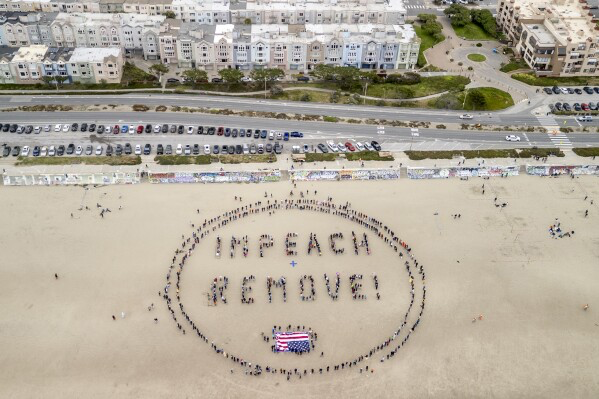 Thousands protest  against Trump across U.S.